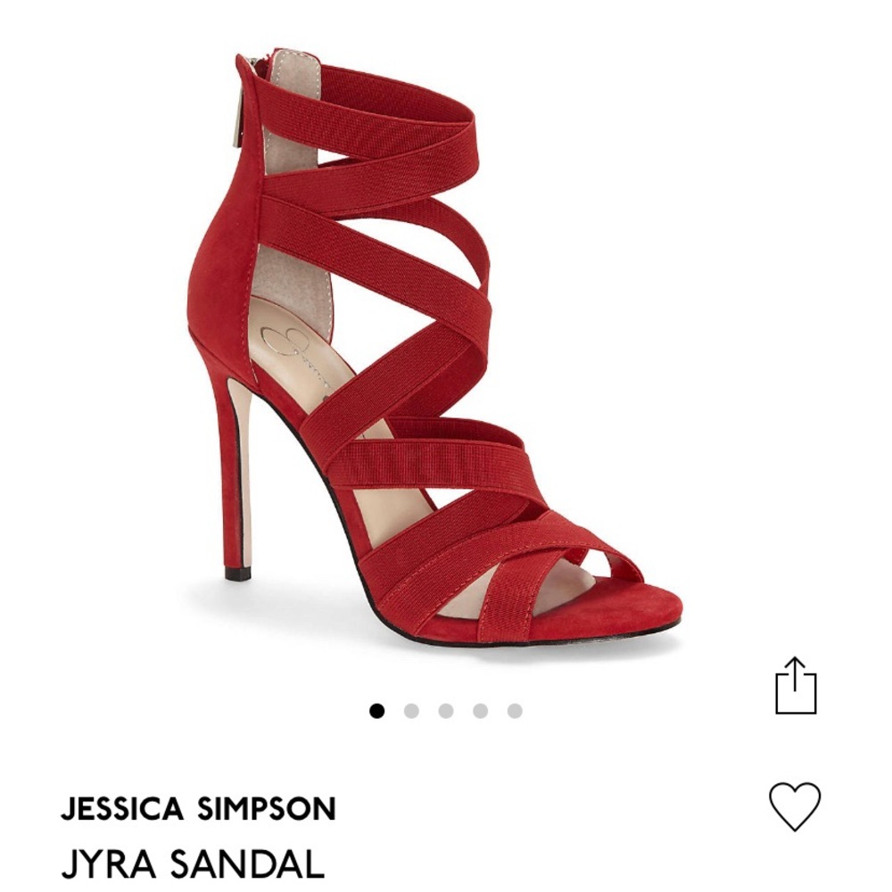 Strapped heel sandals